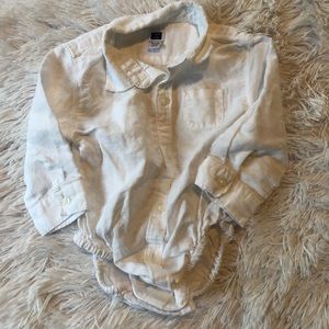 Baby Boy Janie and Jack Linen Onesie